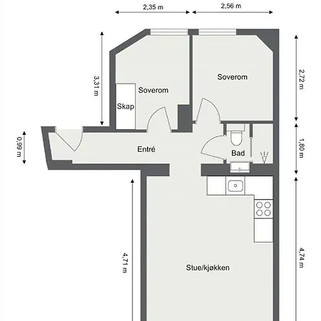 Hegdehaugsveien 1 Apartment