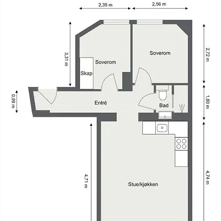 Hegdehaugsveien 1 Apartment